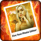 Fire Text Photo Editor 아이콘