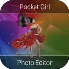 Pocket Girl Photo Editor icône