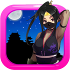 Hallway Ninja Girl Runner 3D icon