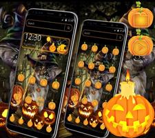 Halloween Cat Theme ภาพหน้าจอ 1