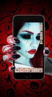Scary Halloween Face Makeup Affiche