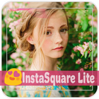 Square Size - Collage Maker Makeup Face Editor icône