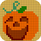 Halloween Sandbox Number Coloring Color By Number icon