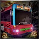 halloween monster city bus: course de nuit sim 200 APK