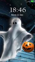 Halloween Ghost live wallpaper & Lock screen captura de pantalla 1