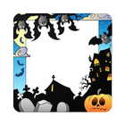 Halloween-Fotorahmen Zeichen