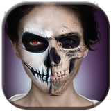 Halloween Skeleton Makeup icône