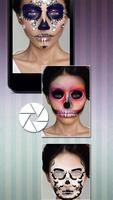 Halloween Skeleton Makeup Ekran Görüntüsü 3