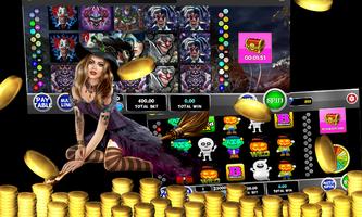 Vegas Witch Casino Slots - Halloween 777 Jackpot capture d'écran 2