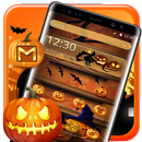 Orange Pumpkin Halloween Theme aplikacja