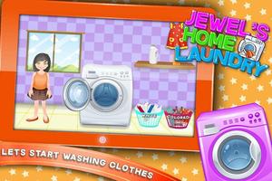 Washing Clothes Laundry Girls capture d'écran 2