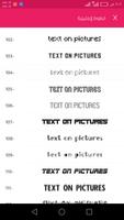 text on pictures - 500 font capture d'écran 3