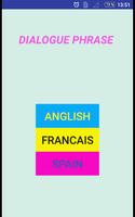 dialogue anglai français Spain-french conversation Affiche