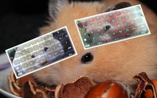 Happy Hamster Keyboard captura de pantalla 1