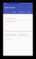 Sales recorder স্ক্রিনশট 3