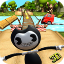 Subway Bendy Jungle Run : Ink Machine APK