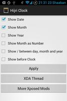 Hijri Clock - Xposed Module capture d'écran 1