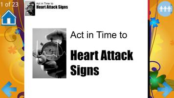 Heart Attack Signs Plakat