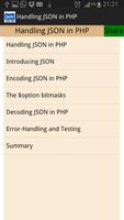 برنامه‌نما Handling JSON in PHP عکس از صفحه