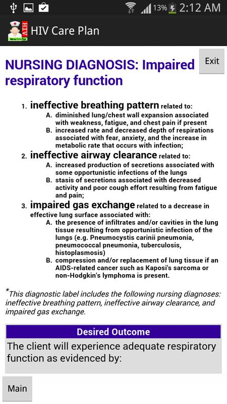 Nurse Care Plan HIV For Android APK Download Magnificent Nursing Care Plan For Ineffective Breathing Pattern Nurse Care Plan HIV For Android APK Download Magnificent Nursing Care Plan For Ineffective Breathing Pattern
