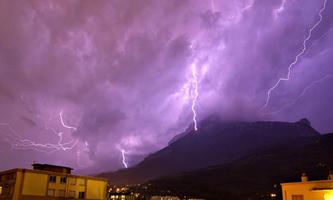 Thunderstorm Wallpapers capture d'écran 2