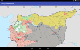 Syrie : carte guerre civile. capture d'écran 3
