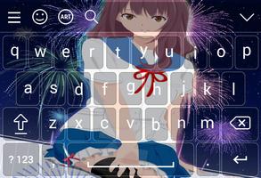 Uchiag Hanabi keyboard 4K wallpaper اسکرین شاٹ 1