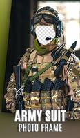 Army Suit Photo Frames Affiche