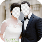 Lovely Wedding Couple Photo Frames icône