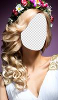 3 Schermata Wedding Hairstyle Changer Photo Frames