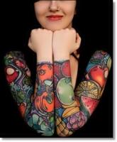 Hand Tattoo Ideas Colorful Affiche