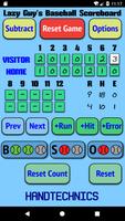 Lazy Guy's Baseball Scoreboard โปสเตอร์