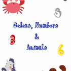 Icona Prime parole: colori, numeri e animali