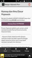 Belajar Hipnotis Lengkap Pro captura de pantalla 1