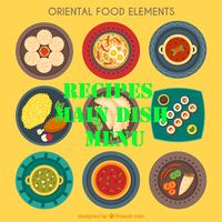 Poster Recipes Main Dish Menu