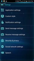 Handcent NextSMS Skin HighTech captura de pantalla 2