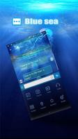 Blue sea Next SMS skin Plakat