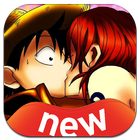 Mugi & Nami kissing game icon