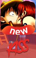 Mugi & Nami kissing game poster