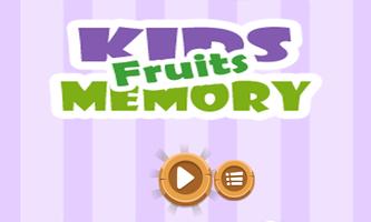 Kids Memory Fruit - Freemium Match Game постер