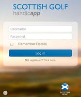 Scottish Golf HandicAPP Affiche