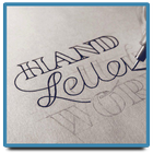 Hand Lettering style Idea 아이콘