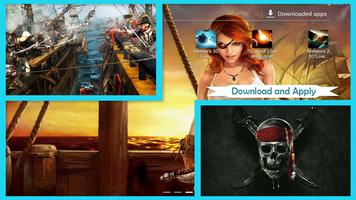 Pirates Wallpaper Affiche