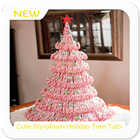 Cute Styrofoam Holiday Tree Tutorial icône