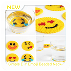 Einfache DIY Emoji Perlen Halskette Zeichen