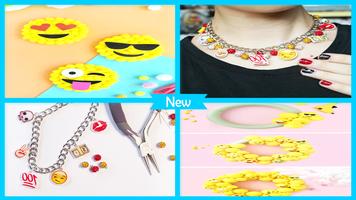 Simple DIY Emoji Beaded Necklace 포스터