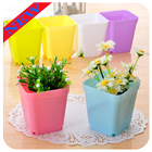 Flowers pots design icon