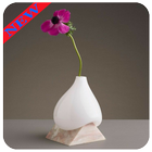 Flower vase design ไอคอน