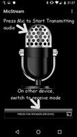 Poster Mic Stream - remote mic