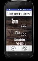 Zong 3G/4G Internet Packages Free capture d'écran 3